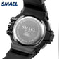 SMAEL Men Digital Wristwatches Led Display Men Watches Automatic Mechanical Men Clock Waterproof1626B Luxury Watch Men Millitary