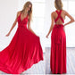 Sexy Women Multiway Wrap Convertible Boho Maxi Club Red Dress Bandage Long Dress