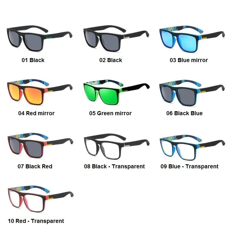 Fashion Vintage Polarized Sunglasses Men Women Driving Fishing Men'S Square Sun Glasses Travel Shades For Man Hiking Anti-Glare
