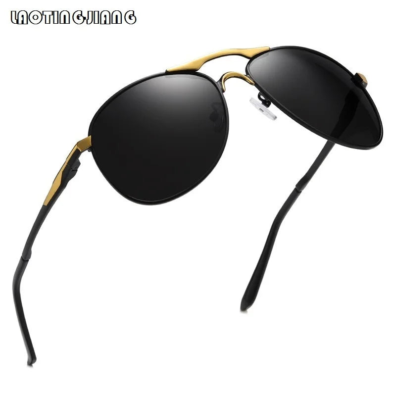 Men Pilot Sunglasses Women Polarized Sun Glasses Male Driver's Metal Brand Designer Sunglasses For Man Anti-glare Vintage Shades