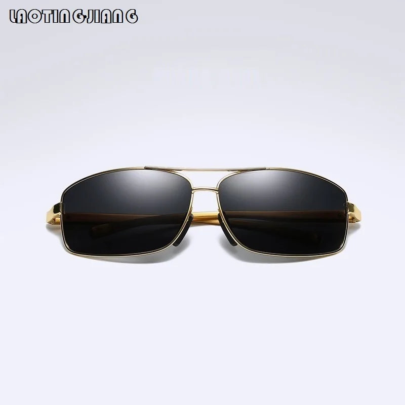 Titanium Alloy Glasses Polarized Sunglasses Men Driving Fishing Brand Designer Male Sun Glasses Vintage Eyewear Man Oculos Gafas