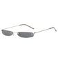 New Fashion Small Sunglasses Women Men Brand Designer Rimless Narrow Eyewear Luxury Trending Alloy Sun glasses Streetwear UV400