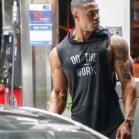 Stringer Hoodies Sporting Fitness Brand Tank Top Mens Gyms Clothing Cotton Pullover Hoody Tm7