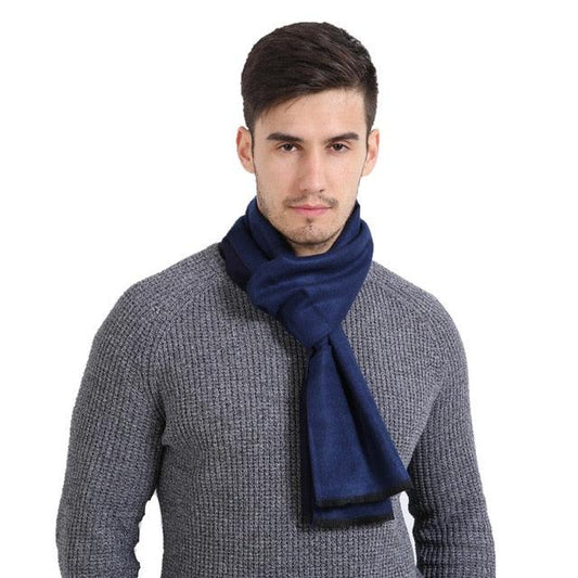 New Mens Cashmere Scarf Fashion Simple Solid Color Scarves 30Cm 180Cm Winter Warm Smooth Scarf Ma7