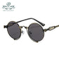 2022 New Fashion Round Sunglasses Women Men Gradients Lens Alloy Carving Frame Luxury Brand Designer Vintage Sun Glasses UV400