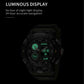 SMAEL Quartz Watch Sport 50M Waterproof Stopwatch Week Display LED Digital Alarm Clock Male 8055 Men Watches Sports Wristwatches