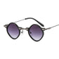 ZLY 2022 New Fashion Round Sunglasses Women Men Gradients Lens Alloy Metal Frame Slender Type Luxury Brand Designer Sun Glasses