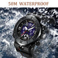New SMAEL Dual Display Watch Military Quality Mens Sports Watches Digital Alarm 8051 Military Clock Shock Led Watch Waterproof