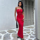 New Elegant Strapless Sleeveless Off Shoulder Slim Dress Casual Streetwear Club Party Dress