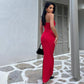 New Elegant Strapless Sleeveless Off Shoulder Slim Dress Casual Streetwear Club Party Dress