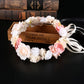 Floral Maternity Crown – Handmade Flower Headpiece for Baby Shower & Photoshoot