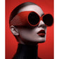 ZLY 2023 New Fashion Round Sunglasses Women Model PC Lens Frame Brand Designer Luxury Conspicuous Trending Eyewear Casual UV400