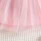 Dress For Kids 3-24Months Fashion Long Sleeve Cute Floral Embroidery Mesh Trim Tulle Princess Formal Dresses Newborn Baby Girl