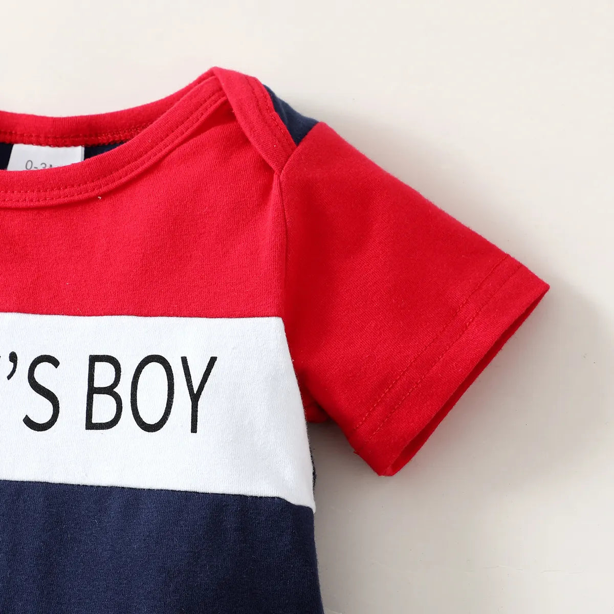 Summer Fashion Sport 2PCS Outfit , 3-24 Months Baby Boys Clothes Set - Short Sleeve Letter Top Bodysuit +Shorts Toddler Boy