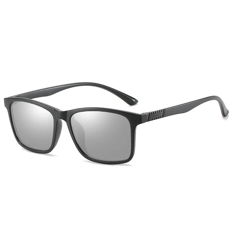 Luxury Men Polarized Sunglasses Square Vintage Driving Fishing Sun Glasses Ultra light TR90 Frame Eyewear Day Night vision UV400
