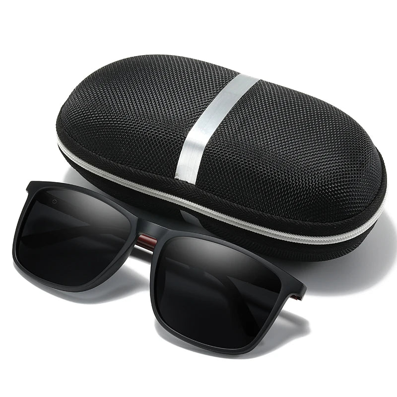 Luxury Men's Square Vintage Polarized Sunglasses Women Men Brand Designer Sun Glasses Fashion Driving Travel Retro Eyewear UV400