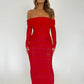 Off-shoulder Long Sleeve Sexy Maxi Dress For Women Autumn New Strapless Backless