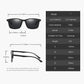 Ultra light TR90 Frame Sunglasses Polarized Men Women Driving Vintage Rectangle Sun Glasses Luxury Brand Designer Shades UV400