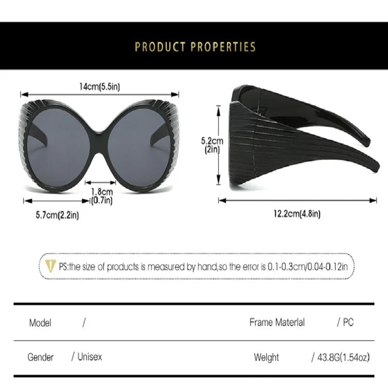 ZLY 2023 New Fashion Round Sunglasses Women Model PC Lens Frame Brand Designer Luxury Conspicuous Trending Eyewear Casual UV400