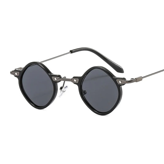 ZLY 2022 New Fashion Round Sunglasses Women Men Gradients Lens Alloy Metal Frame Slender Type Luxury Brand Designer Sun Glasses