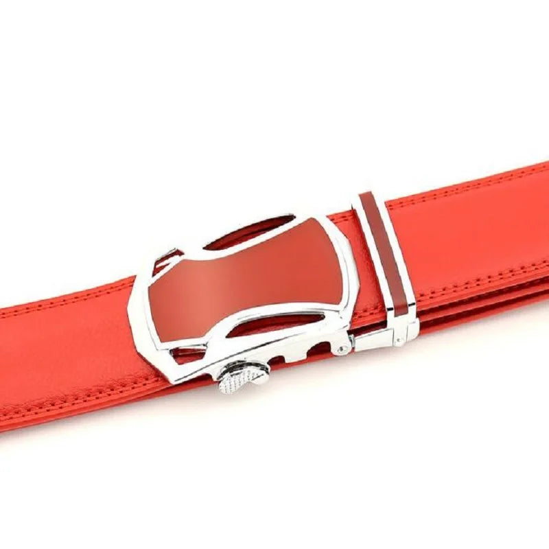 Luxury Brand Men's Belts High Quality Genuine Leather Belts for Men Metal Automatic Buckle Casual Business Male Waistband 3.5cm