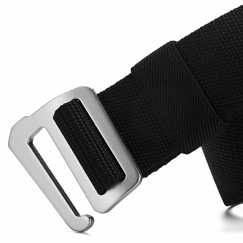 New Military Belts For Men Elastic Canvas Male Tactical Army Outdoor Belt High Quality Simple Design Black Navy Ceinture Hom