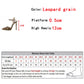 Liyke 2024 New Thin High Heels Women Pumps Sexy Leopard Grain Pointed Toe Stiletto Sandals Summer Party Dress Ankle Strap Shoes