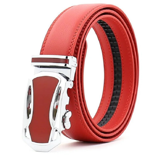 Luxury Brand Men's Belts High Quality Genuine Leather Belts for Men Metal Automatic Buckle Casual Business Male Waistband 3.5cm