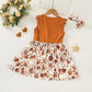 Dress For Kids 1 - 6 Years old Birthday Style Fashion Cute Butterfly Sleeve Floral Princess Casual Dresses Ootd For Baby Girl