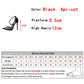 Liyke New Fashion Crystal Rhinestone High Heels Women Office Shoes Sexy Pointed Toe Buckle Strap Stiletto Sandals Dress Pumps