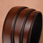 Classic Men Belt For Male Jeans High Quality Leather Belt Man Brown Genuine Leather Strap Luxury Pin Buckle Fancy Vintage