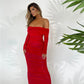 Off-shoulder Long Sleeve Sexy Maxi Dress For Women Autumn New Strapless Backless