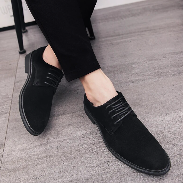 New British Style Men Shoes - Breathable Men Dress Shoes - Formal Leisure Shoes (D14)(MSF2)(MSC4)