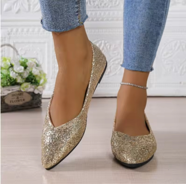 Forever Link Sparkle In Your Step Rhinestone Flat in Silver