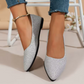 Forever Link Sparkle In Your Step Rhinestone Flat in Silver