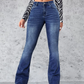 Plus Size High Waist Flare Jeans