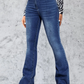 Plus Size High Waist Flare Jeans