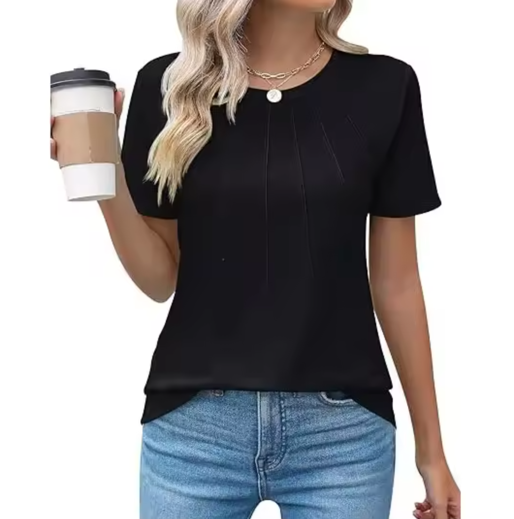 Floral Notched Neck Blouse