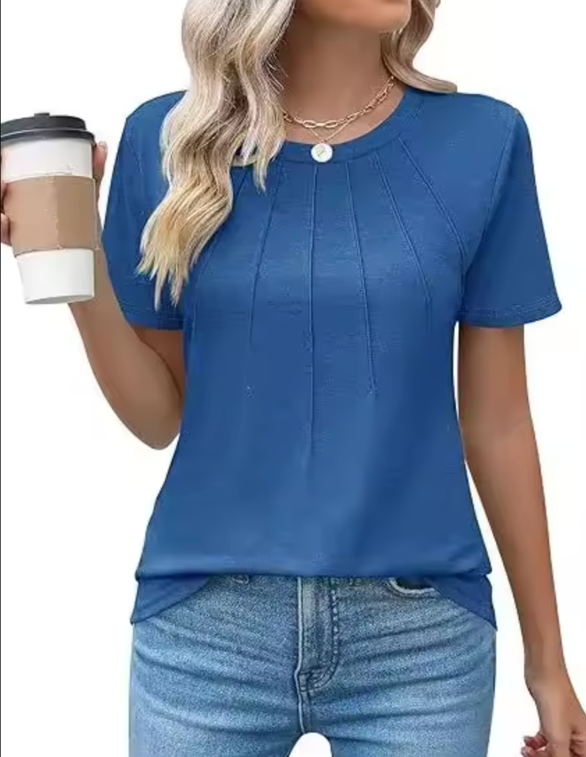 Floral Notched Neck Blouse