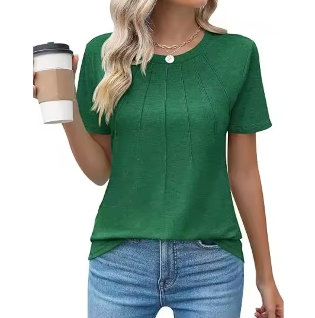 Floral Notched Neck Blouse
