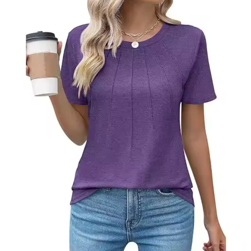 Floral Notched Neck Blouse