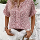 Floral Notched Neck Blouse