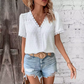 Floral Notched Neck Blouse