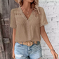 Floral Notched Neck Blouse