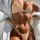 Sexy Women Triangle Backless Swimsuit - High Cut Swimwear - Female Brazilian Bathing Suit (D26)(TB8D)