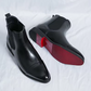 Men's Cap Toe Ankle Lace-up Dress Motorcycle Boots - Leather Zipper Booties (MSB2)(MSF6)(MSB3)(MSB5)(MSC1)(F13)