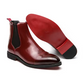 Men's Cap Toe Ankle Lace-up Dress Motorcycle Boots - Leather Zipper Booties (MSB2)(MSF6)(MSB3)(MSB5)(MSC1)(F13)