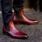 Men's Cap Toe Ankle Lace-up Dress Motorcycle Boots - Leather Zipper Booties (MSB2)(MSF6)(MSB3)(MSB5)(MSC1)(F13)