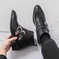Men's Cap Toe Ankle Lace-up Dress Motorcycle Boots - Leather Zipper Booties (MSB2)(MSF6)(MSB3)(MSB5)(MSC1)(F13)