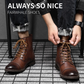 Winter / Spring Men Snow Boots - Warm Plush Men's Boots Pointy Winter Casual Boots (MSB2)(MSF6)(F16)(F13)